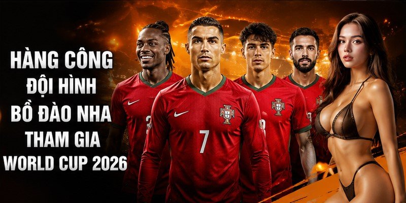 Hàng công đội hình Bồ Đào Nha tham gia World Cup 2026