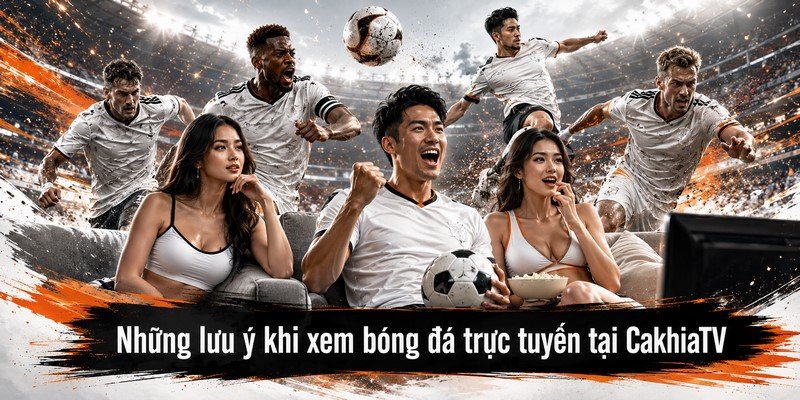 Những lưu ý khi xem bóng đá trực tuyến tại CakhiaTV