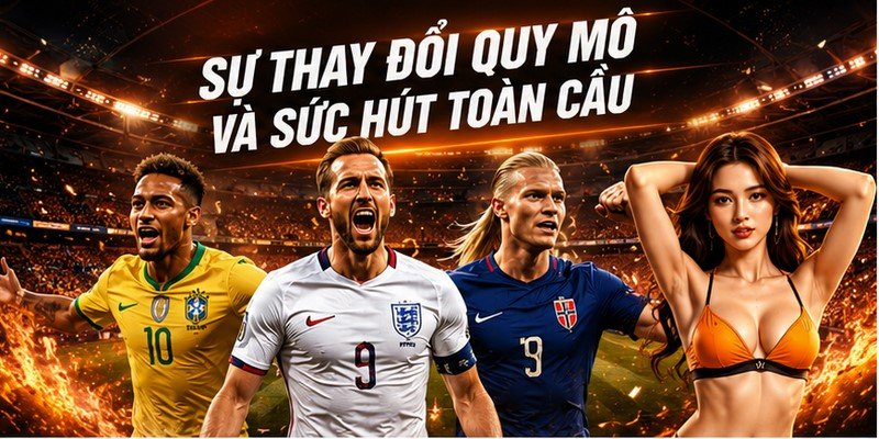 Sự thay đổi quy mô và sức hút toàn cầu