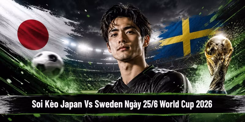 Soi Kèo Trận Đấu Japan Vs Sweden Ngày 25/6 World Cup 2026
