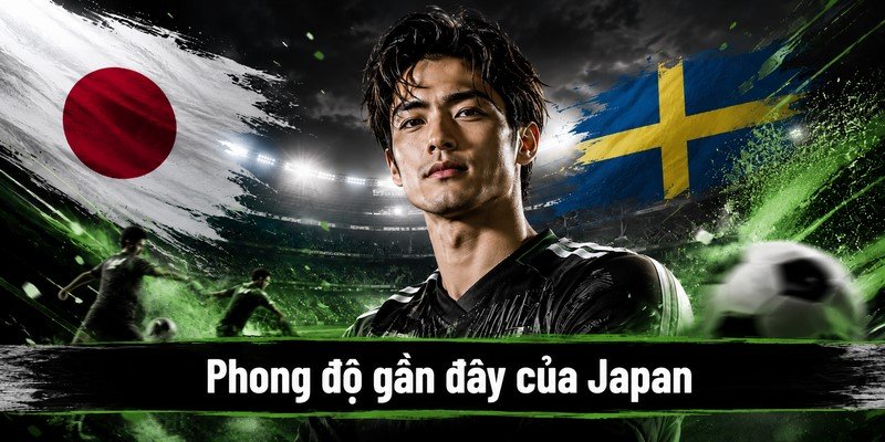 Phong độ gần đây của Japan