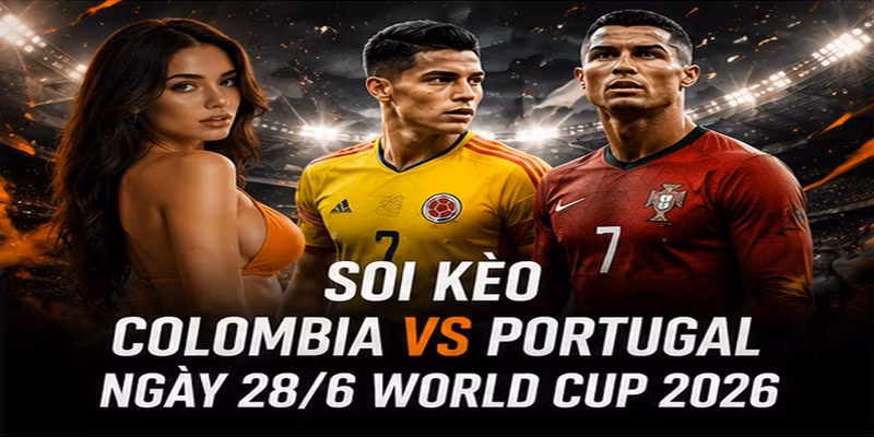 Soi Kèo Colombia Vs Portugal Ngày 28/6 World Cup 2026