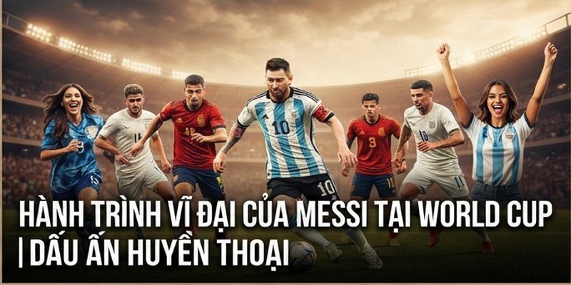 Hành trình vĩ đại của Messi tại World Cup