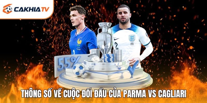 Thông số về cuộc đối đầu của Parma vs Cagliari
